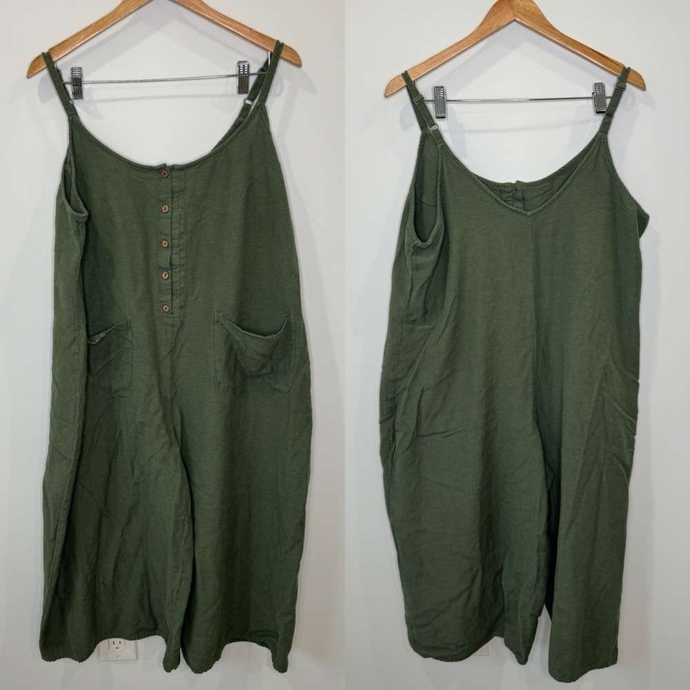 Swimsuits For All Green Women’s Jumpsuit with Pockets